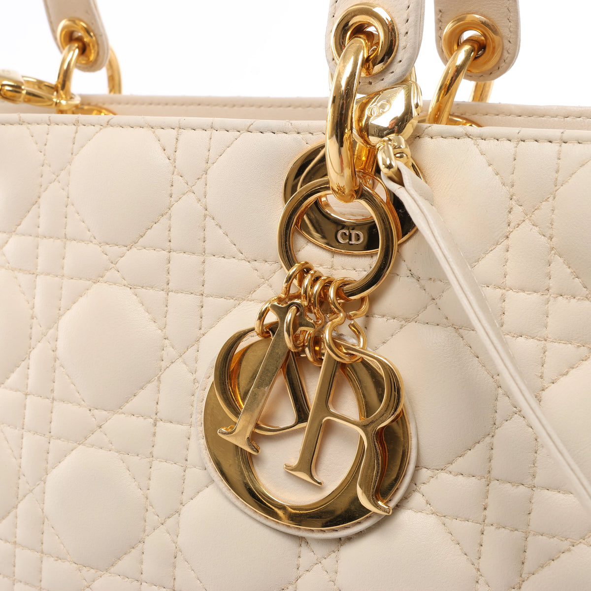 Bolso de hombro grande de lona Dior Book Tote en negro y blanco