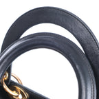 Christian Dior Lady Dior Large Cannage Leather 2Way Handbag in Black