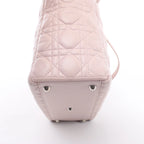 Christian Dior Lady Dior Large Cannage Leather 2Way Handbag in Pink