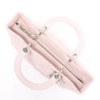 Christian Dior Lady Dior Large Cannage Leather 2Way Handbag in Pink