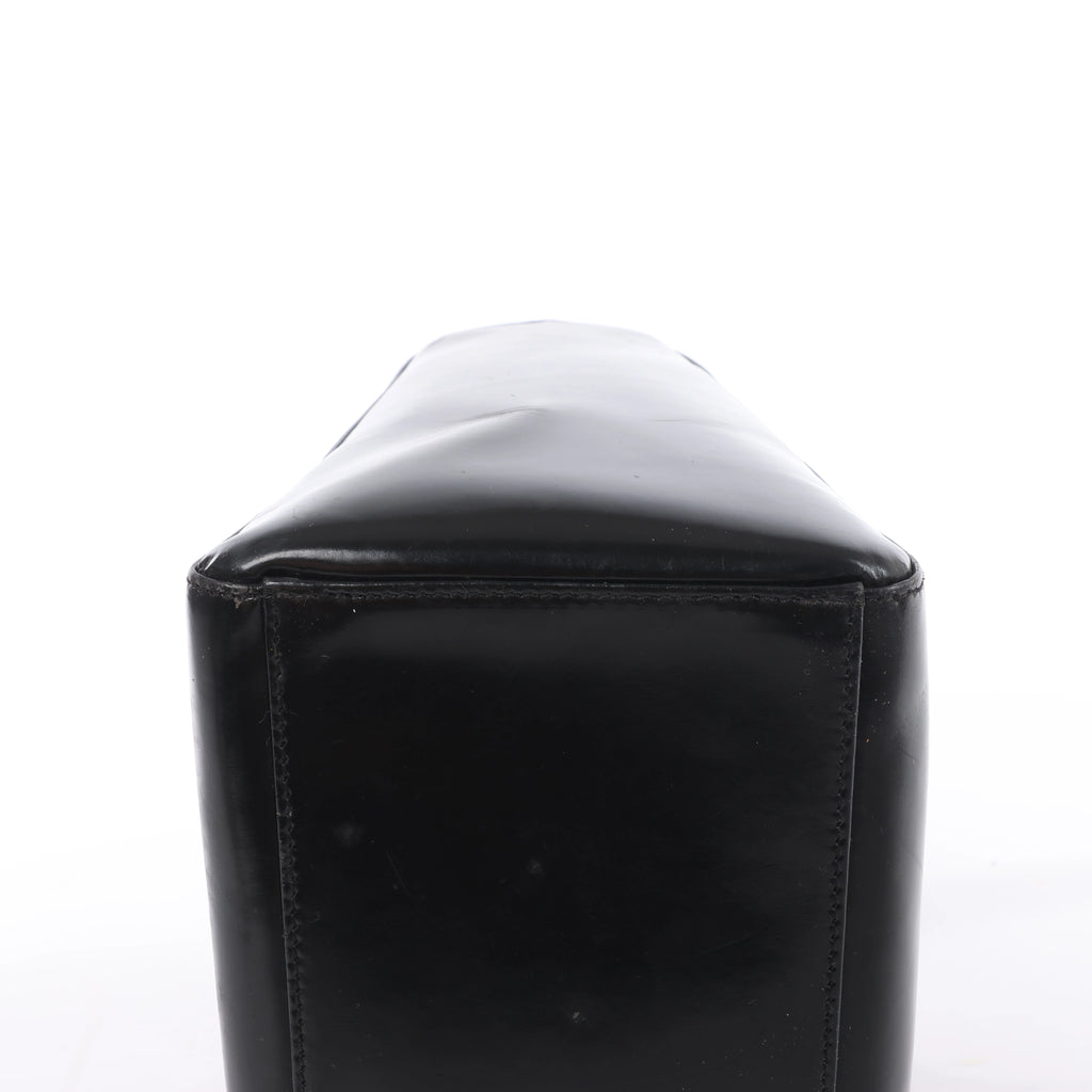 Bolso de hombro grande de lona Dior Book Tote en negro y blanco