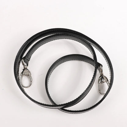 Dior Lady Dior Large Patent Leather 2Way Handbag in Black