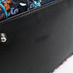 Dior Lady Dior Sequins Medium Handbag in Navy Blue