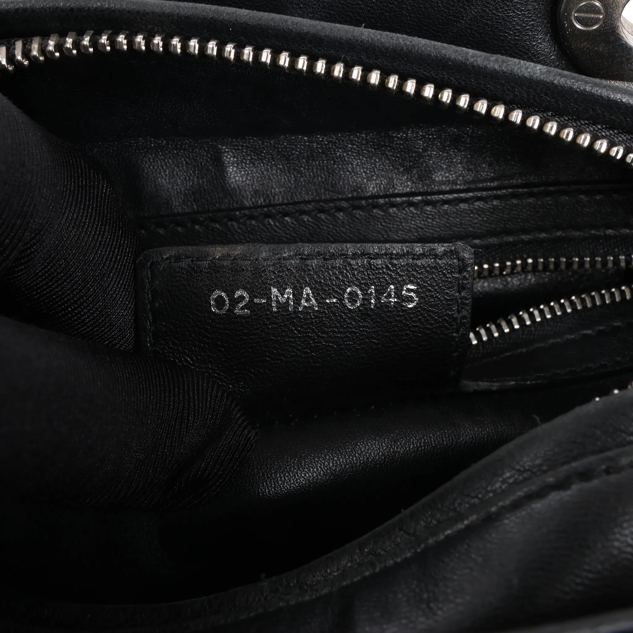 Dior Lady Dior Sequins Medium Handbag in Navy Blue