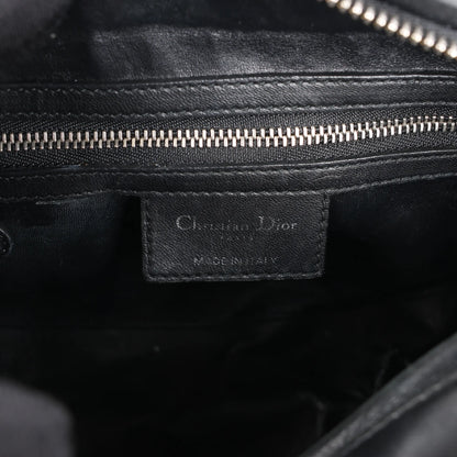 Dior Lady Dior Sequins Medium Handbag in Navy Blue