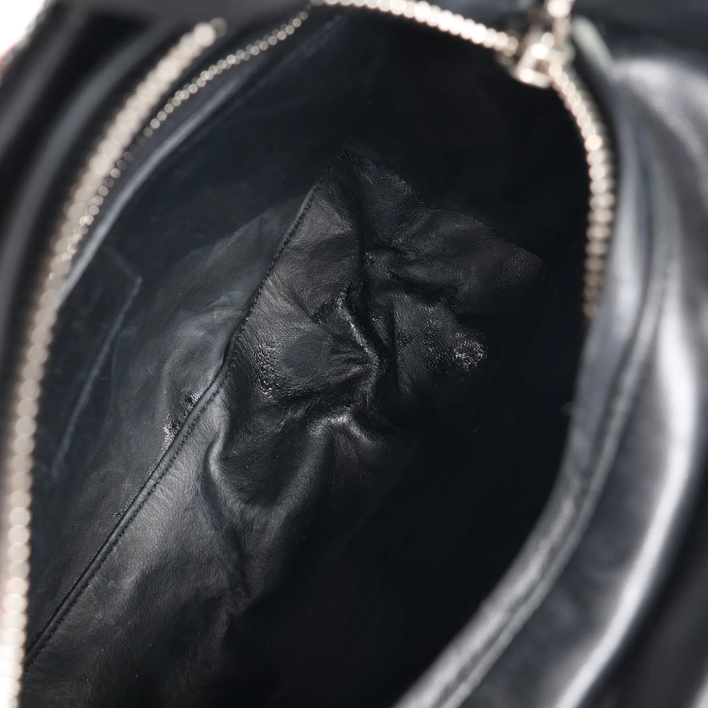 Dior Lady Dior Sequins Medium Handbag in Navy Blue