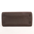 Dior Lady Dior Cannage Nylon x Leather 2Way Handbag in Brown
