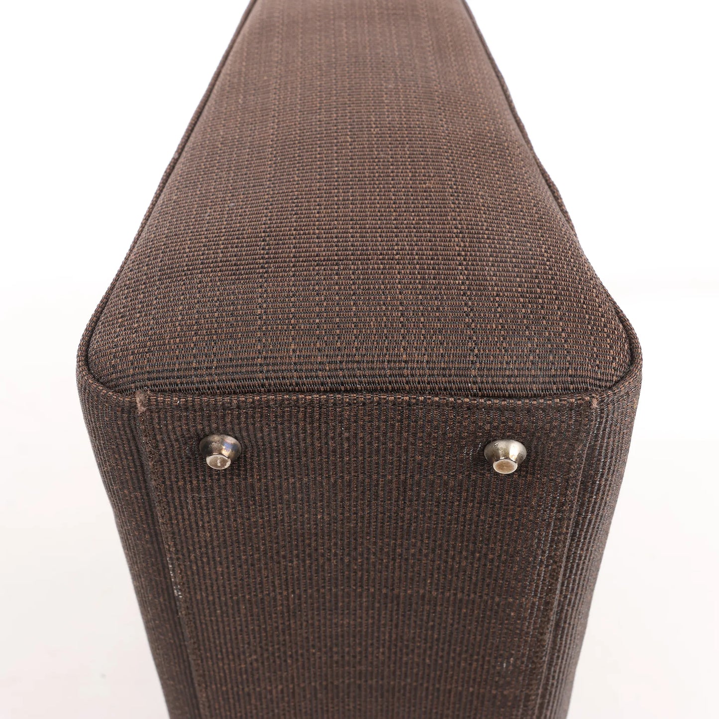 Dior Lady Dior Cannage Nylon x Leather 2Way Handbag in Brown