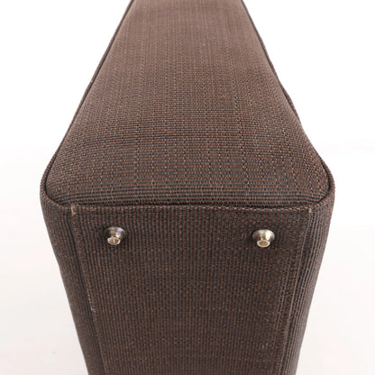 Dior Lady Dior Cannage Nylon x Leather 2Way Handbag in Brown