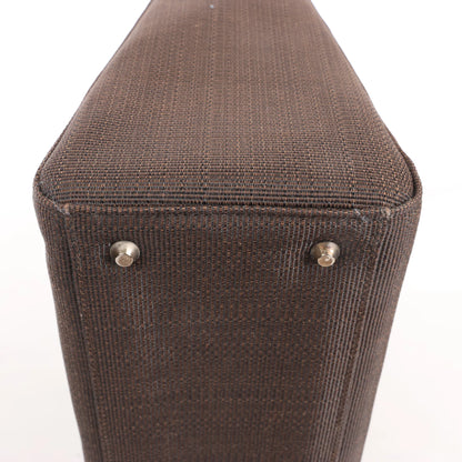 Dior Lady Dior Cannage Nylon x Leather 2Way Handbag in Brown