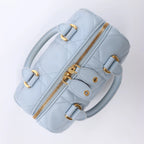 Dior Macrocanage Groove 20 Leather 2Way Handbag in Blue
