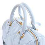 Dior Macrocanage Groove 20 Leather 2Way Handbag in Blue