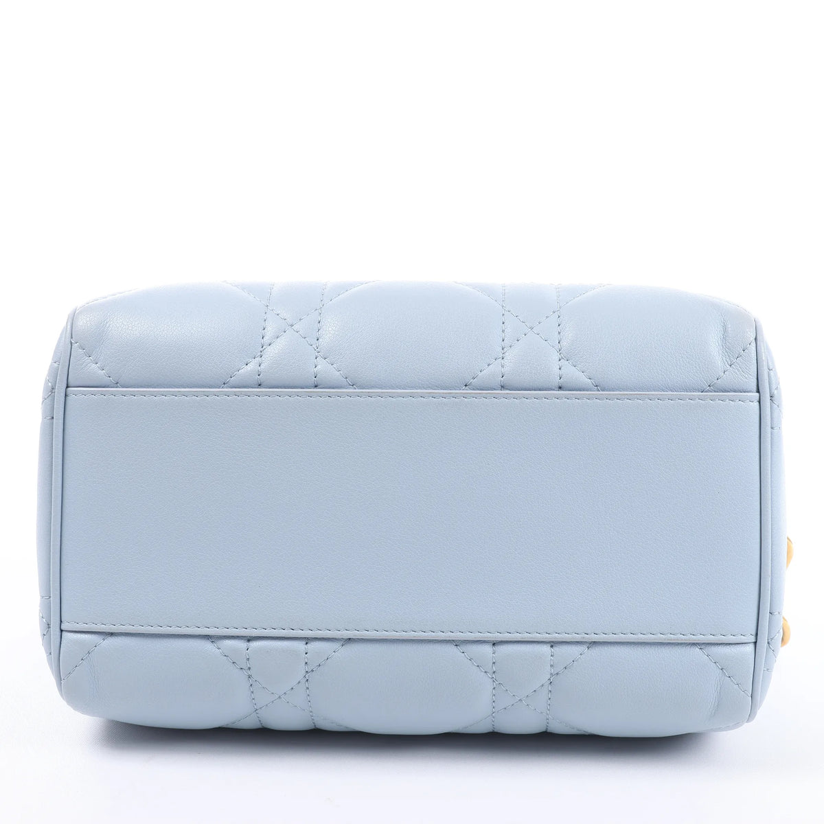 Dior Macrocanage Groove 20 Leather 2Way Handbag in Blue