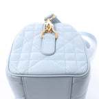 Dior Macrocanage Groove 20 Leather 2Way Handbag in Blue