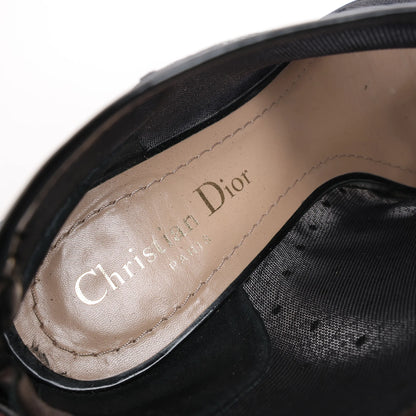 Dior Mesh DIOR PRETTY Ankle Boots in Black, Size 37.5 EU