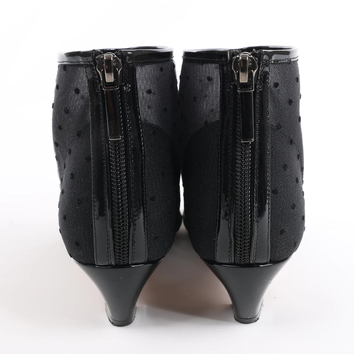 Dior Mesh DIOR PRETTY Ankle Boots in Black, Size 37.5 EU