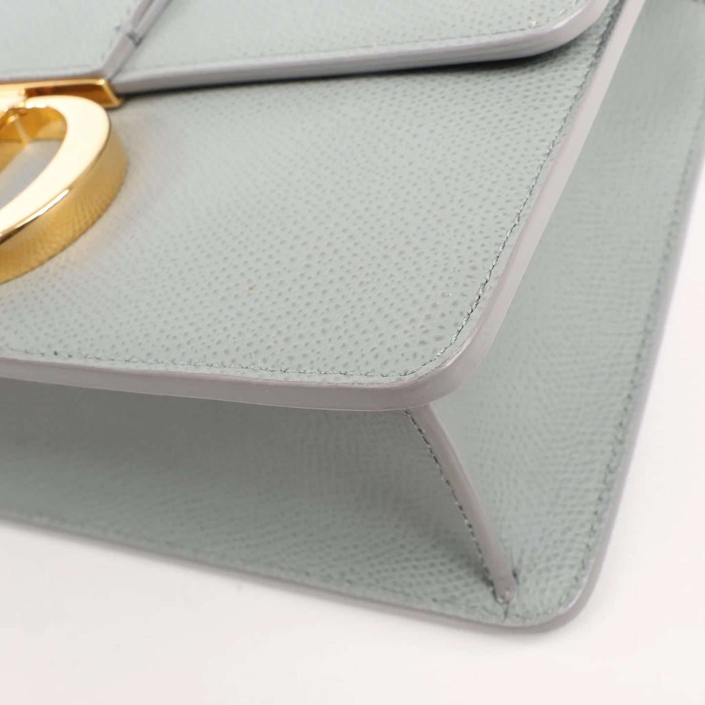 Dior Montaigne 30 Leather Shoulder bag in Gray