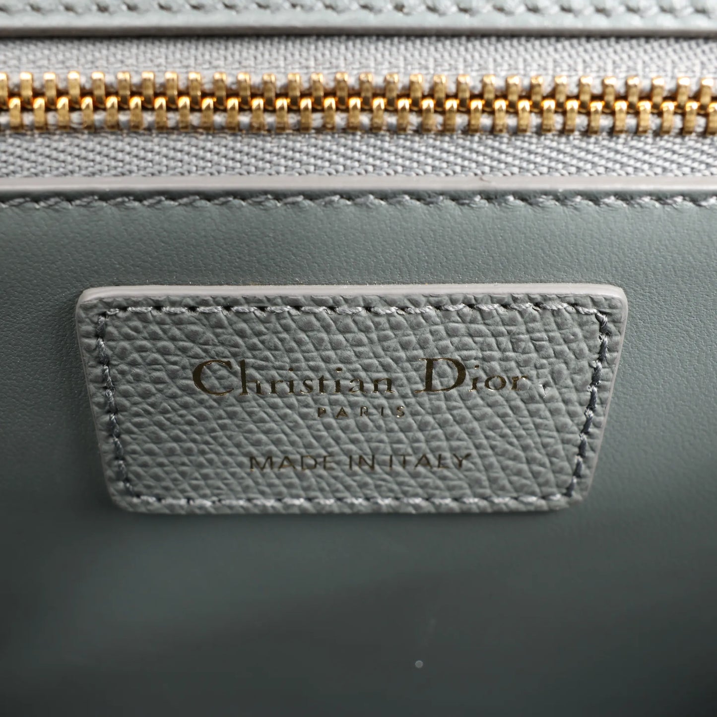 Dior Montaigne 30 Leather Shoulder bag in Gray