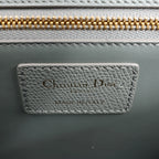 Dior Montaigne 30 Leather Shoulder bag in Gray