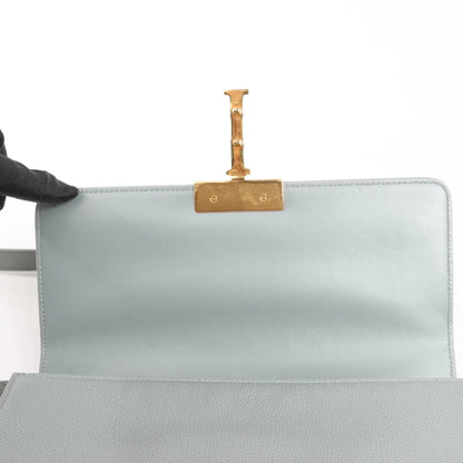 Dior Montaigne 30 Leather Shoulder bag in Gray