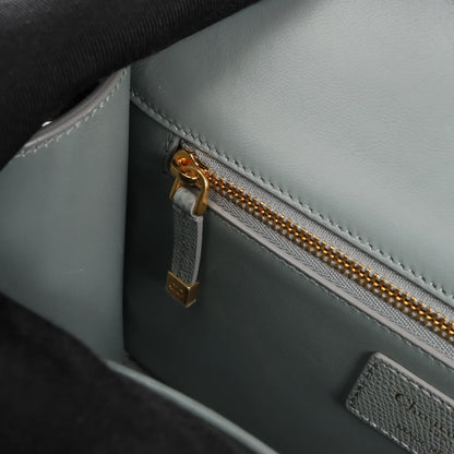 Dior Montaigne 30 Leather Shoulder bag in Gray