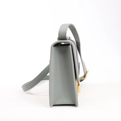 Dior Montaigne 30 Leather Shoulder bag in Gray