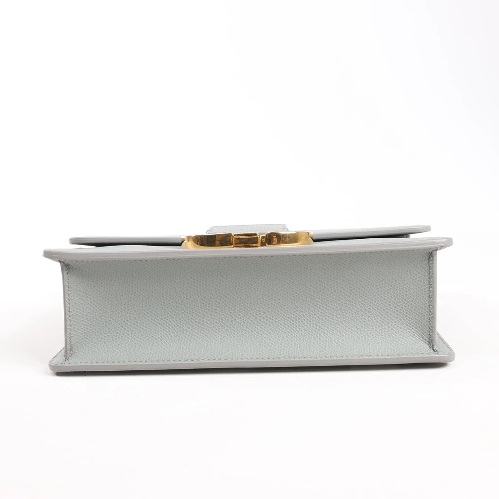 Dior Montaigne 30 Leather Shoulder bag in Gray