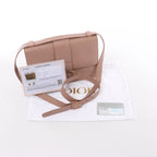 Bolso de hombro grande de lona Dior Book Tote en negro y blanco