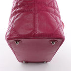 Bolso de hombro grande de lona Dior Book Tote en negro y blanco