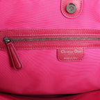 Bolso de hombro grande de lona Dior Book Tote en negro y blanco