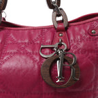 Bolso de hombro grande de lona Dior Book Tote en negro y blanco