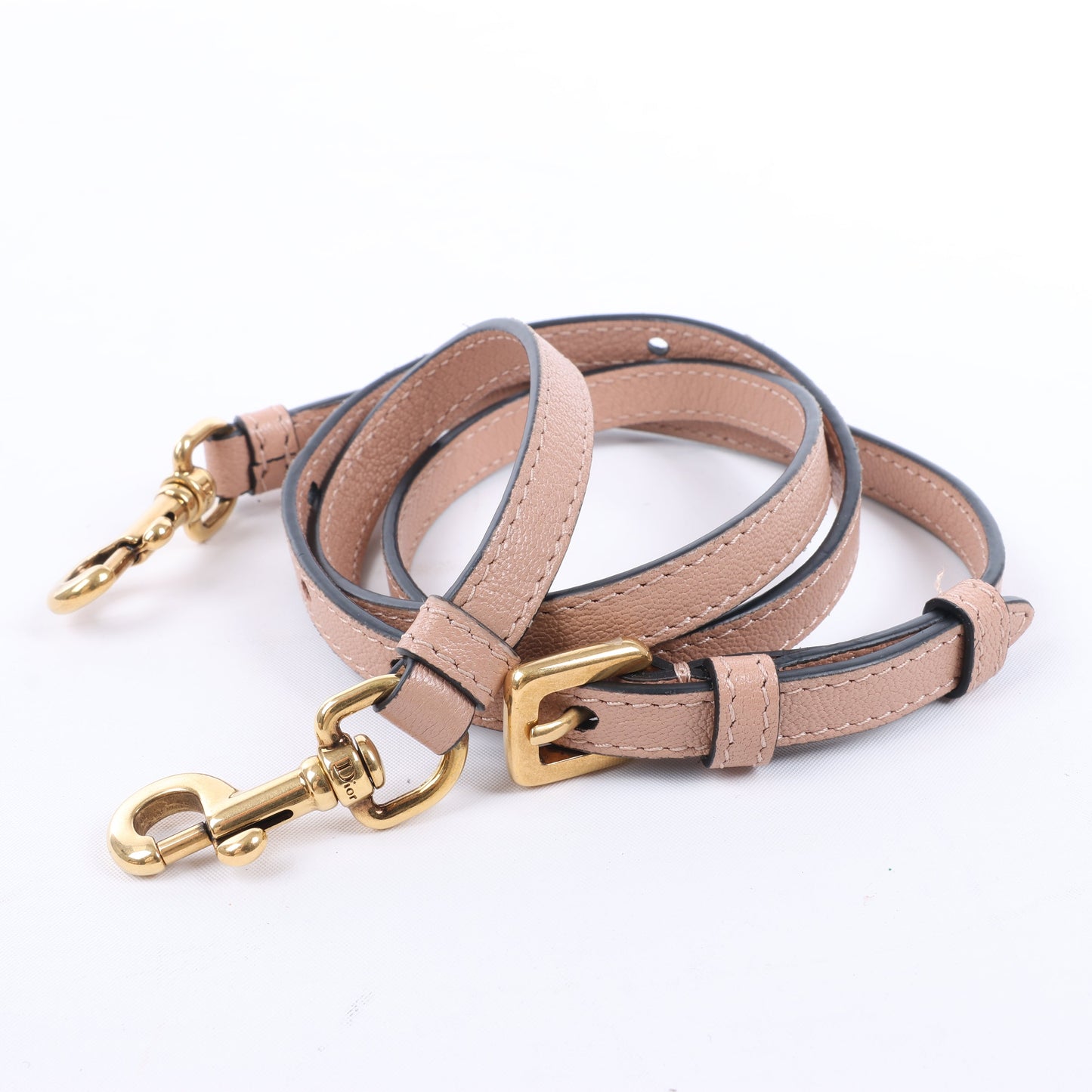 Dior Saddle Micro Bag Leather 2Way Handbag in Blush