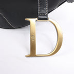 Dior Saddle Classic Bag Leather 2Way Handbag in Black
