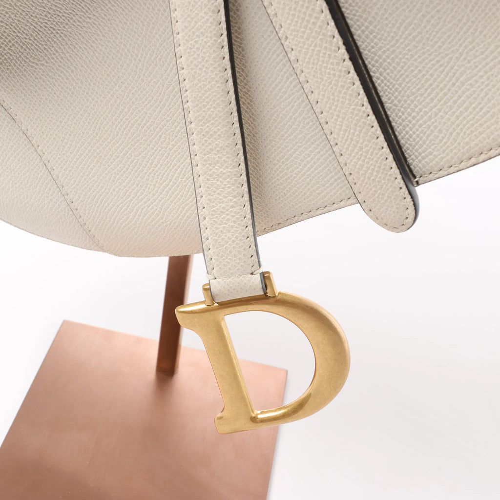 Dior Saddle Classic Bag Canvas Shoulder Bag in White