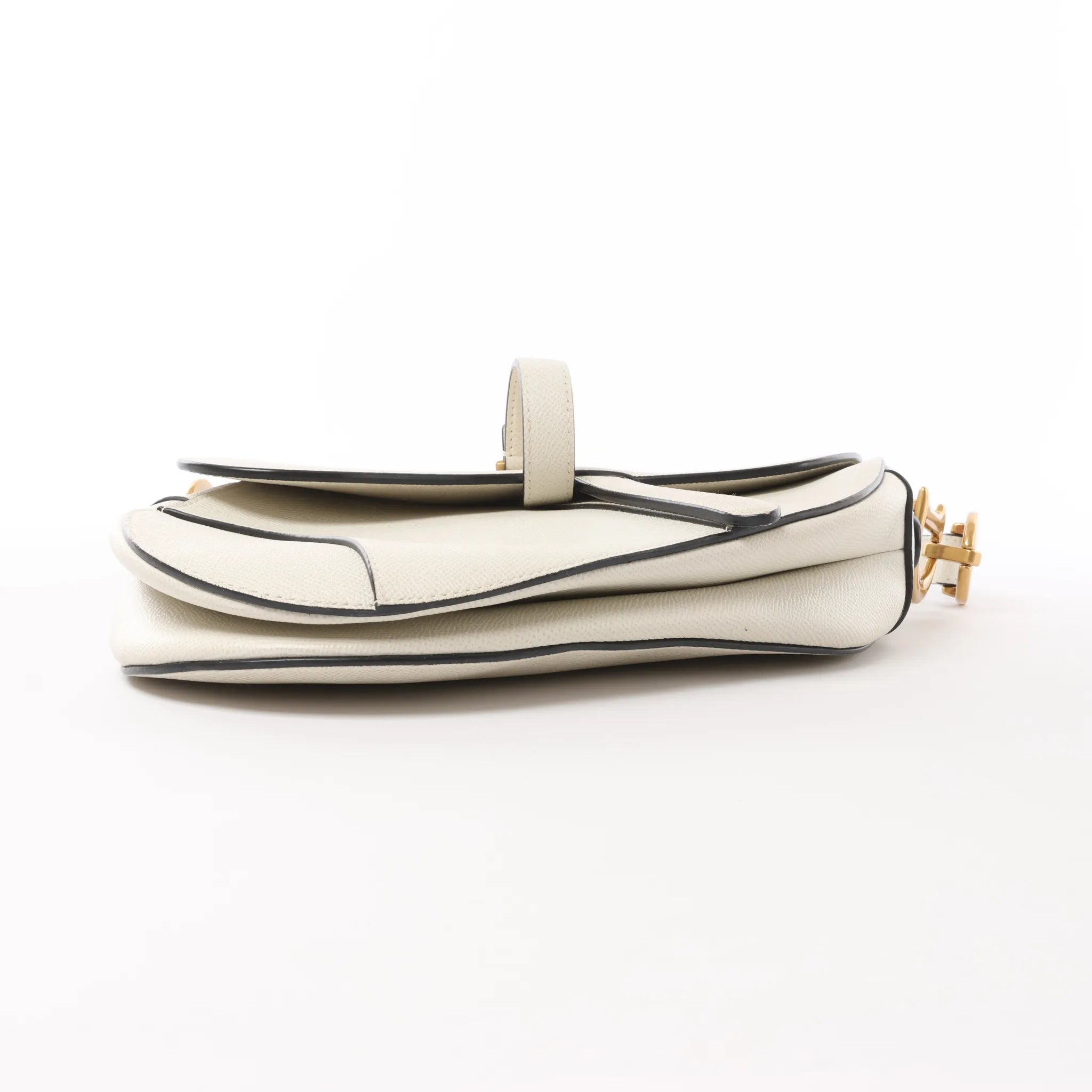 Dior Saddle Classic Bag Canvas Shoulder Bag in White