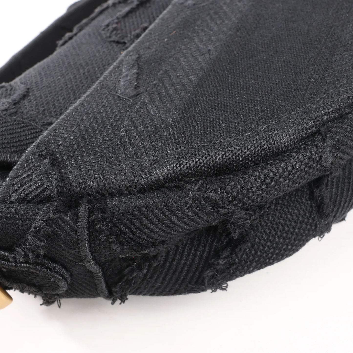 Dior Saddle Classic Bag Canvas Shoulder Bag in Black