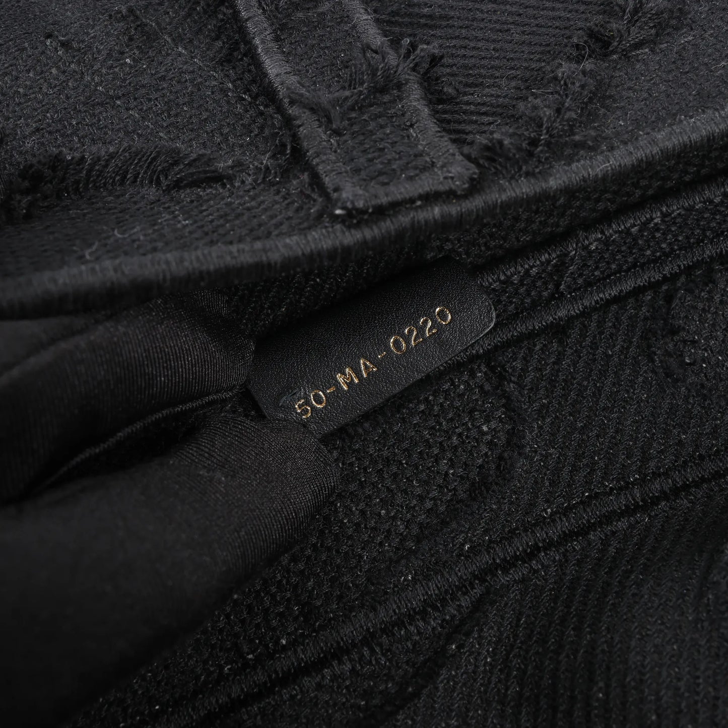 Dior Saddle Classic Bag Canvas Shoulder Bag in Black