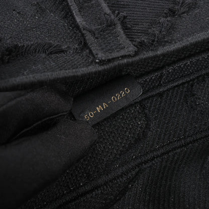 Dior Saddle Classic Bag Canvas Shoulder Bag in Black