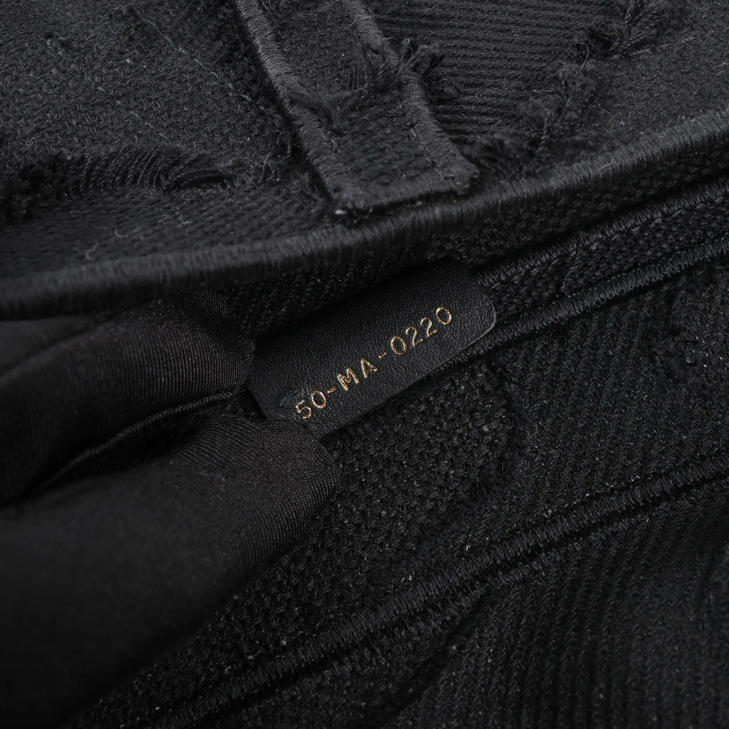 Dior Saddle Classic Bag Canvas Shoulder Bag in Black