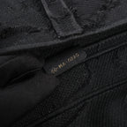 Dior Saddle Classic Bag Canvas Shoulder Bag in Black