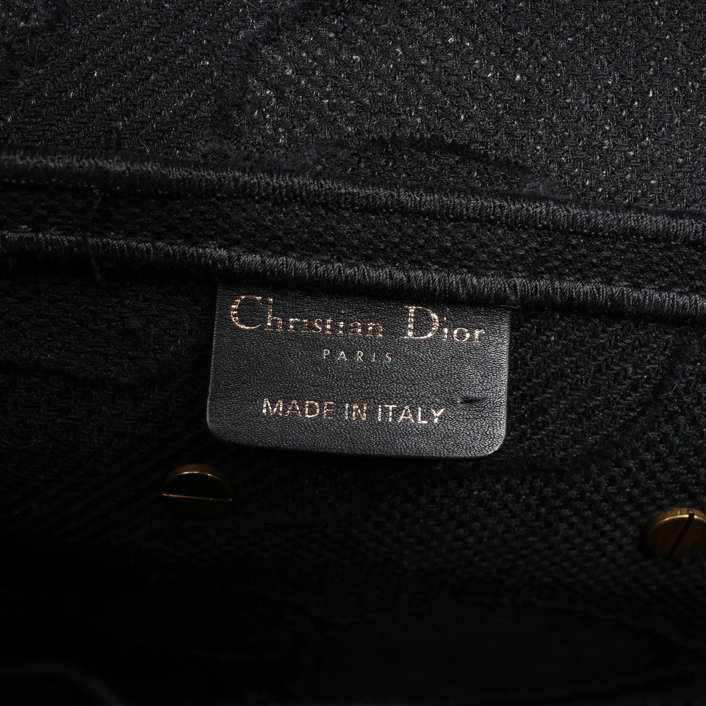Dior Saddle Classic Bag Canvas Shoulder Bag in Black
