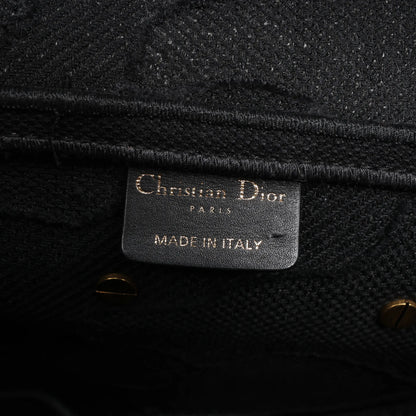 Dior Saddle Classic Bag Canvas Shoulder Bag in Black