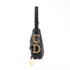 Dior Saddle Classic Bag Canvas Shoulder Bag in Black