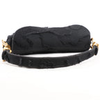 Dior Saddle Classic Bag Canvas Shoulder Bag in Black