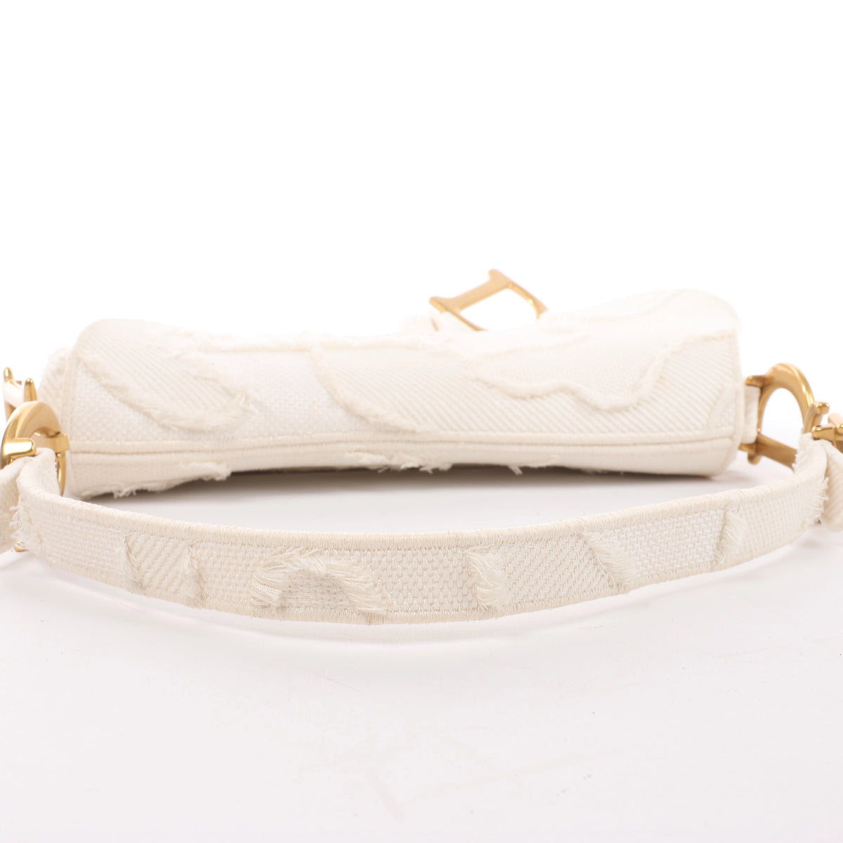 Bolso de hombro grande de lona Dior Book Tote en negro y blanco