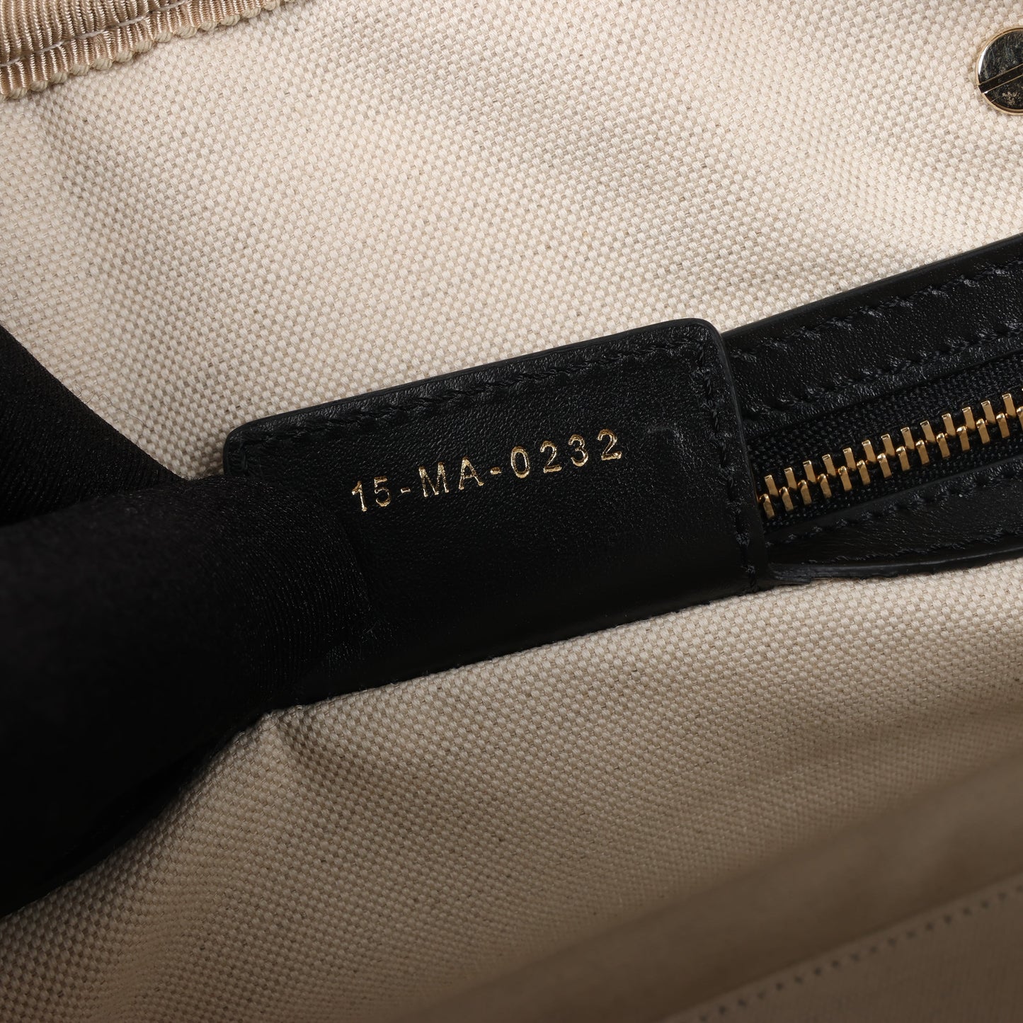 Dior Large Dior Vibe Zip Bowling Bag in Black x White