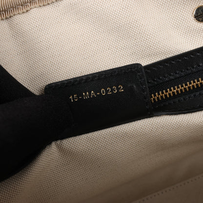 Dior Large Dior Vibe Zip Bowling Bag in Black x White