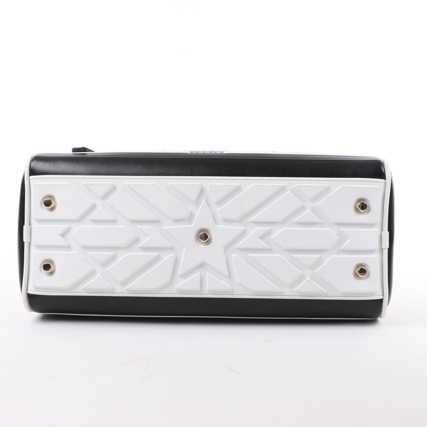 Dior Large Dior Vibe Zip Bowling Bag in Black x White