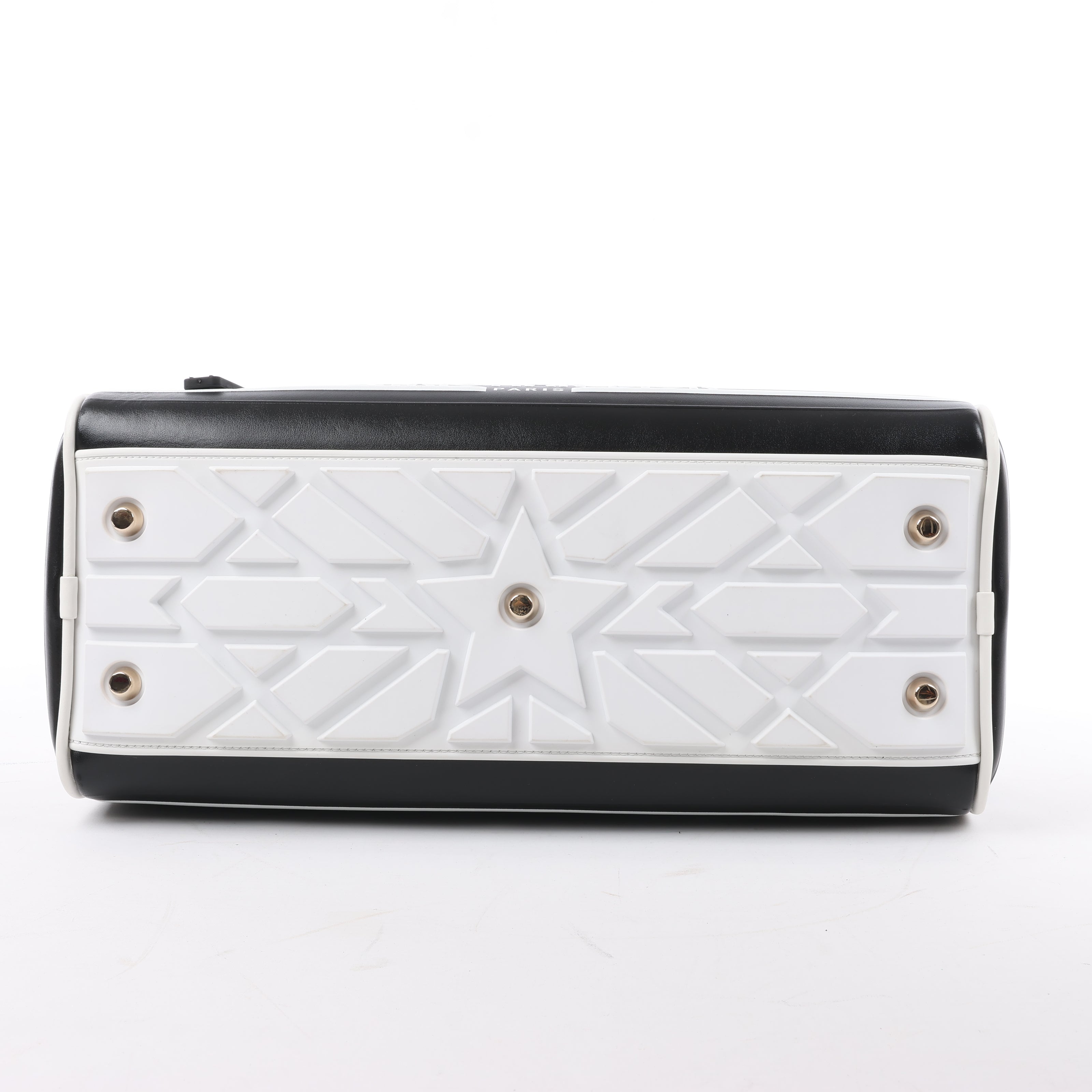 Dior Large Dior Vibe Zip Bowling Bag in Black x White