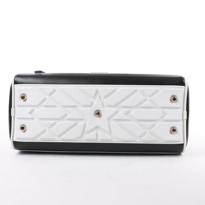 Dior Large Dior Vibe Zip Bowling Bag in Black x White